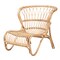 Bali & Pari Alaya Modern Bohemian Natural Brown Rattan Accent Chair 236-12710-ZORO - alternate 1